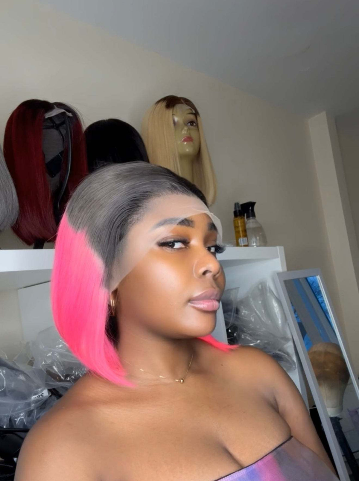 Grey/pink - SawaShine