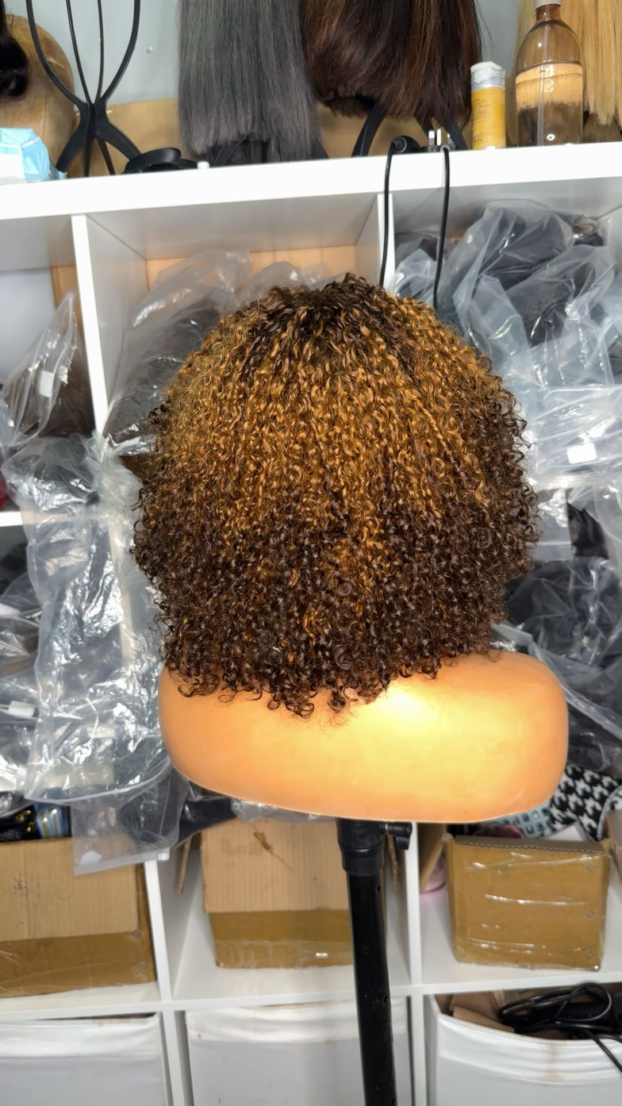 Fringe curly wig - SawaShine