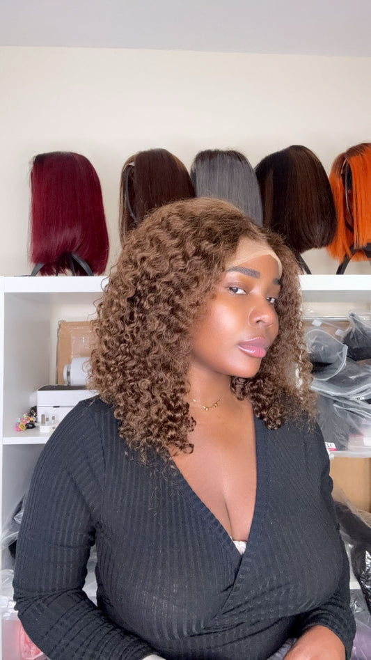 Brown curly - SawaShine