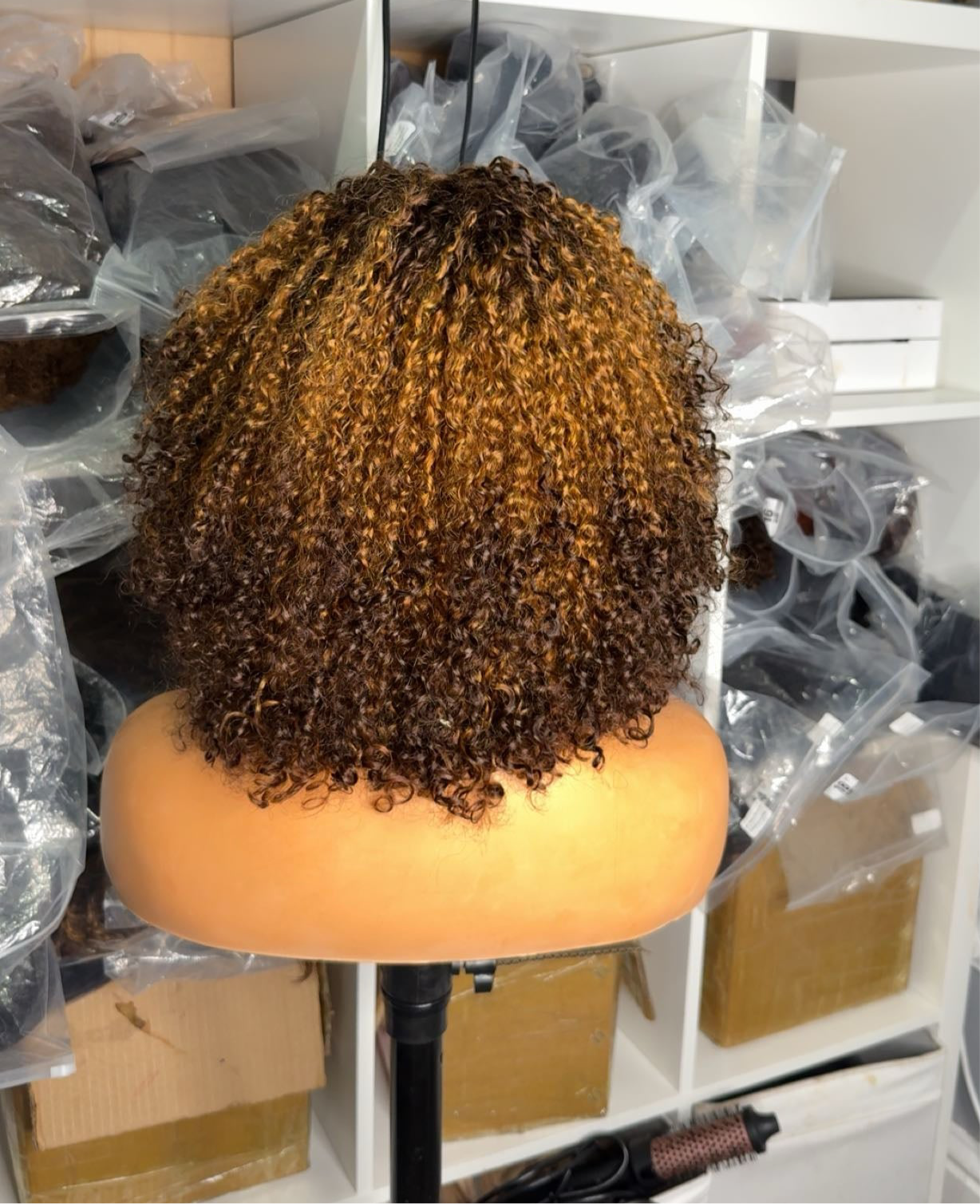 Fringe curly wig - SawaShine