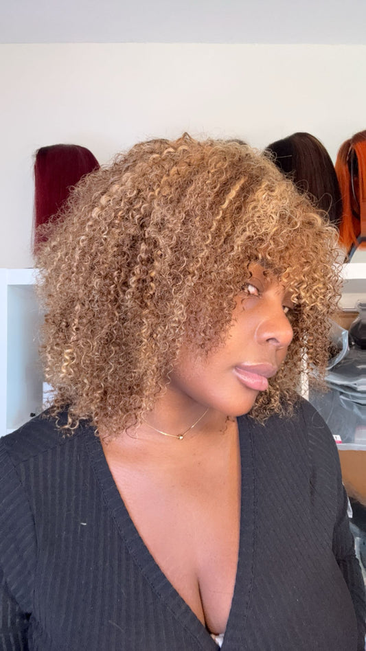 Afro kinky fringe wig - SawaShine
