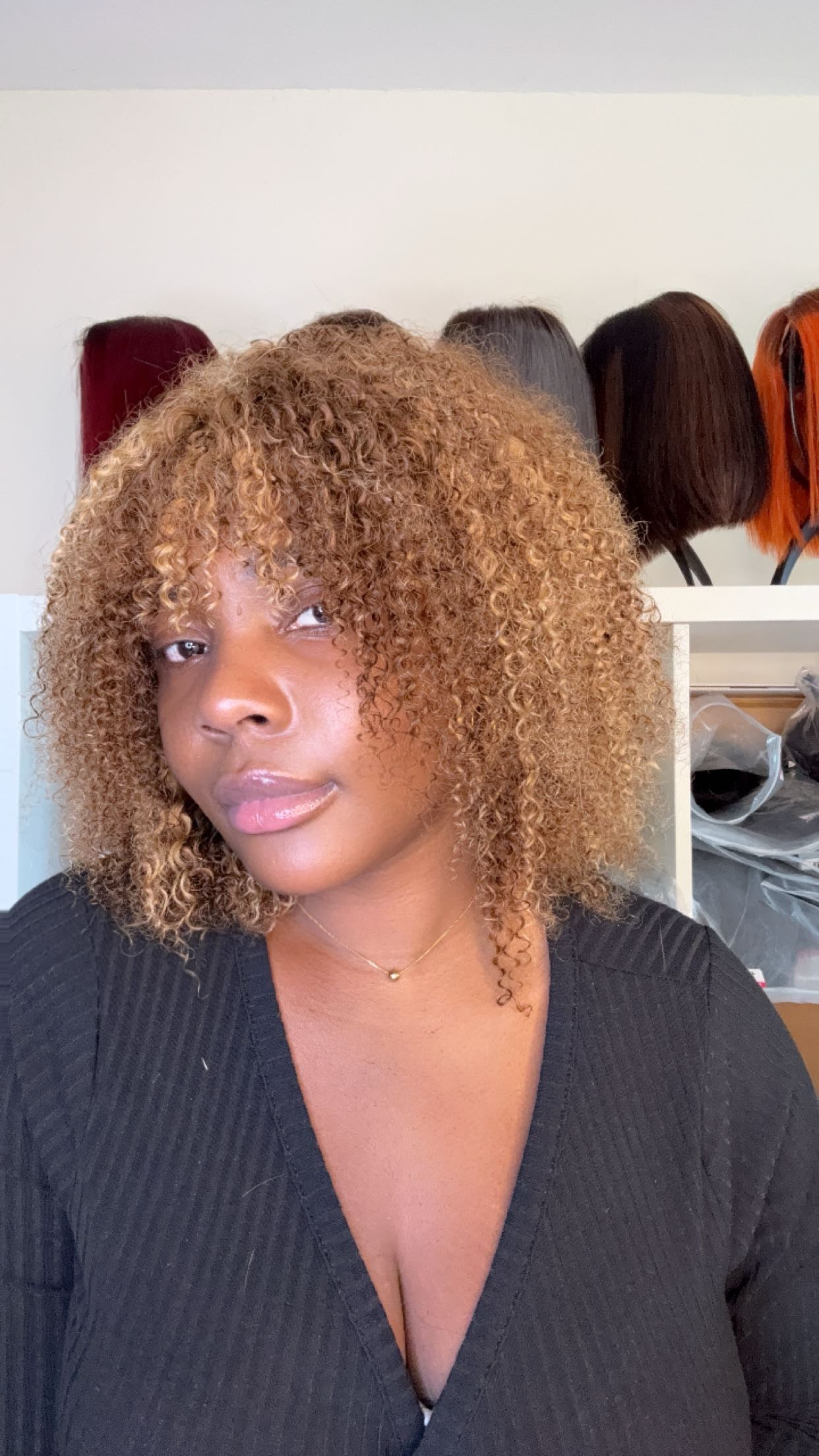 Afro kinky fringe wig - SawaShine