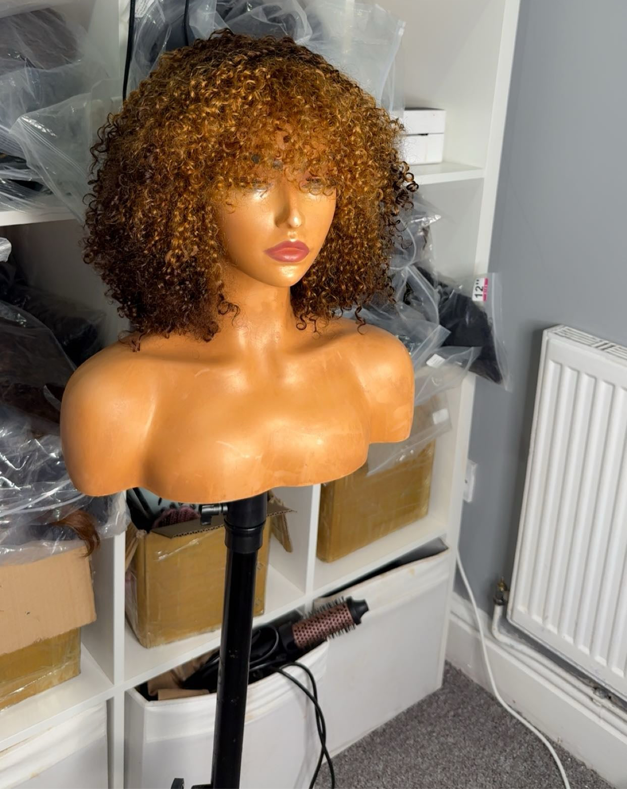Fringe curly wig - SawaShine
