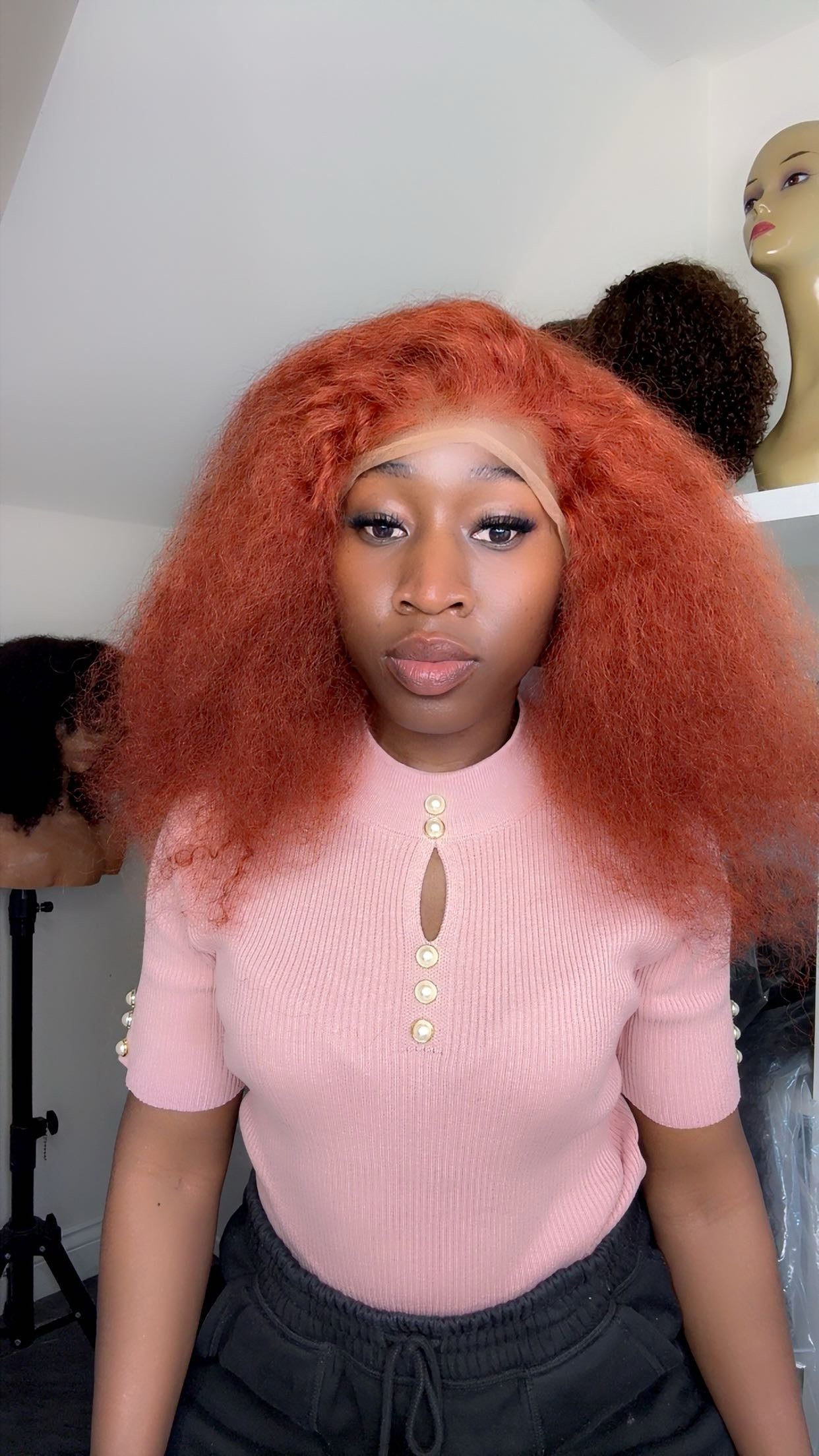 Ginger hair Wig - SawaShine