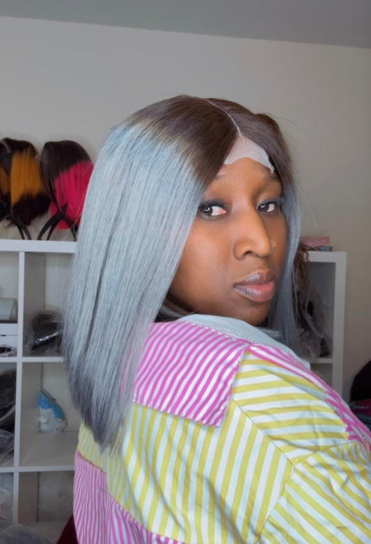 Grey wig - SawaShine