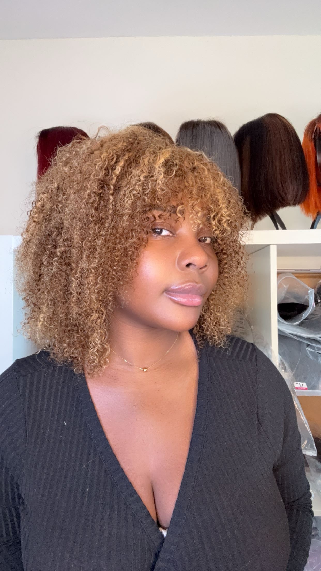 Afro kinky fringe wig - SawaShine