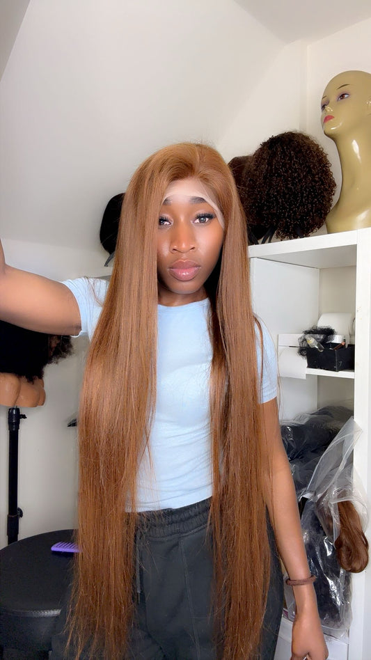 Long Brown Wig - SawaShine